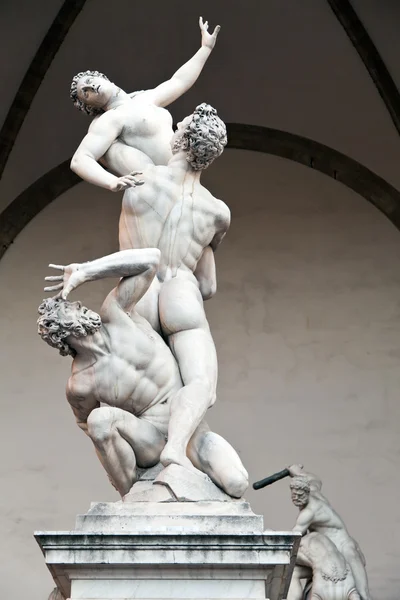 "The Rape of the Sabine Women" by Giambologna — Stock Photo, Image