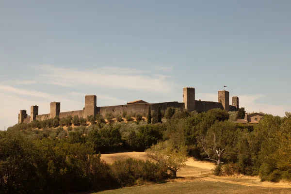 O Castelo de Monteriggioni — Fotografia de Stock