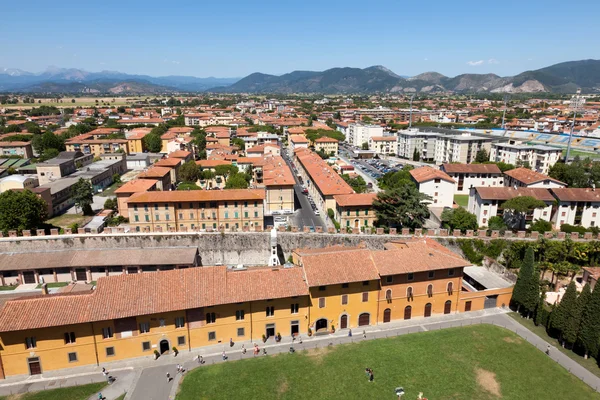Vista desde la torre inclinada de Pisa — Foto de Stock