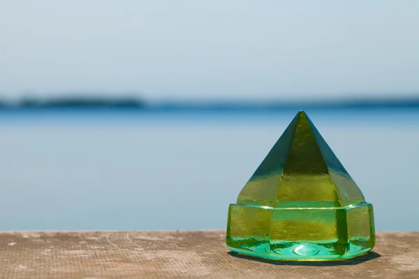 stock image Green Deck Prism on Dock