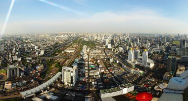 Panorama of Bangkok, Thailand. clipart