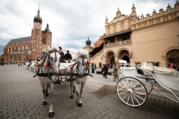 El centro histórico de Cracovia — Foto de Stock
