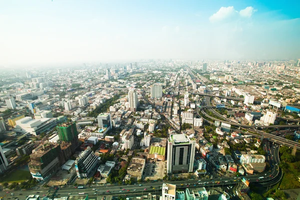 Bangkok - fågelperspektiv. — Stockfoto
